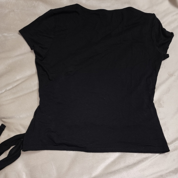 Vince Camuto fax wrap knot front top - Picture 2 of 4